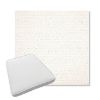 Picture of Litchfield Snow | Boxed Trapezoid Outdoor Dining Chair Seat Cushions - Sunbrella© Fabric