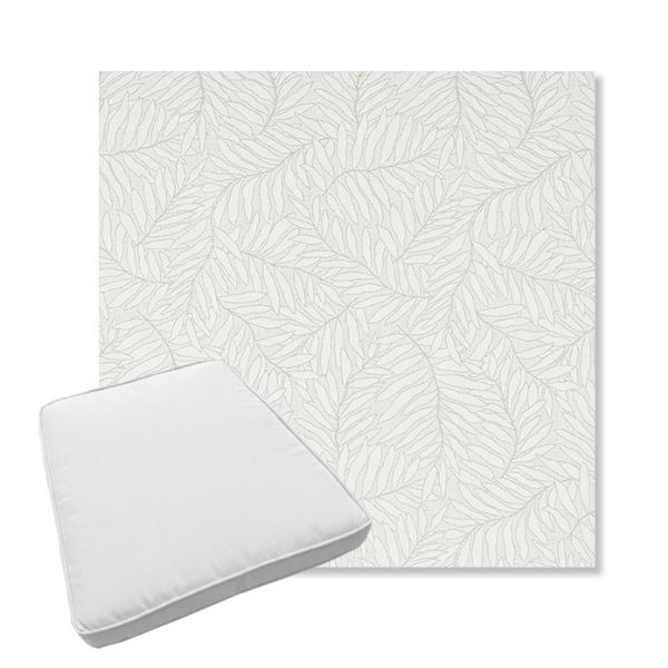 Picture of Lively Sage | Boxed Trapezoid Outdoor Dining Chair Seat Cushions - Sunbrella© Fabric
