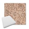Picture of Martha Floral Dogwood | Boxed Trapezoid Outdoor Dining Chair Seat Cushions - Sunbrella© Fabric