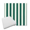 Picture of Mason Forest Green | Boxed Trapezoid Outdoor Dining Chair Seat Cushions - Sunbrella© Fabric