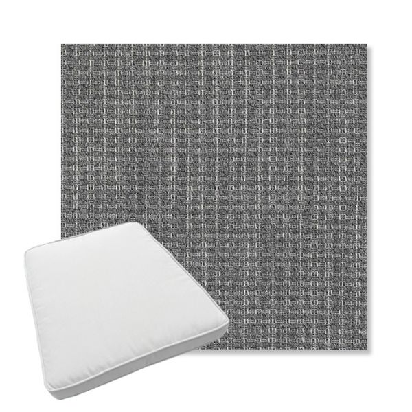 Picture of Metamorphic Cloud | Boxed Trapezoid Outdoor Dining Chair Seat Cushions - Sunbrella© Fabric