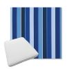 Picture of Milano Cobalt | Boxed Trapezoid Outdoor Dining Chair Seat Cushions - Sunbrella© Fabric