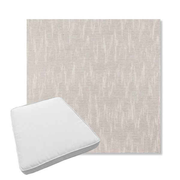 Picture of Mountains Snow | Boxed Trapezoid Outdoor Dining Chair Seat Cushions - Sunbrella© Fabric
