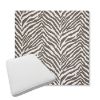 Picture of Namibia Grey | Boxed Trapezoid Outdoor Dining Chair Seat Cushions - Sunbrella© Fabric
