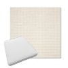 Picture of Nurture White | Boxed Trapezoid Outdoor Dining Chair Seat Cushions - Sunbrella© Fabric