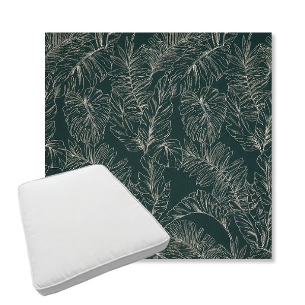 Picture of Palma Canopy | Boxed Trapezoid Outdoor Dining Chair Seat Cushions - Sunbrella© Fabric