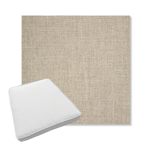 Picture of Piazza Dove | Boxed Trapezoid Outdoor Dining Chair Seat Cushions - Sunbrella© Fabric
