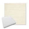 Picture of Piazza Parchment | Boxed Trapezoid Outdoor Dining Chair Seat Cushions - Sunbrella© Fabric