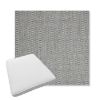 Picture of Pique Ash | Boxed Trapezoid Outdoor Dining Chair Seat Cushions - Sunbrella© Fabric