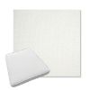 Picture of Pique Salt | Boxed Trapezoid Outdoor Dining Chair Seat Cushions - Sunbrella© Fabric