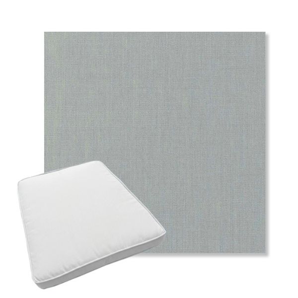 Picture of Play Sky | Boxed Trapezoid Outdoor Dining Chair Seat Cushions - Sunbrella© Fabric