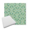 Picture of Plume Peacock | Boxed Trapezoid Outdoor Dining Chair Seat Cushions - Sunbrella© Fabric