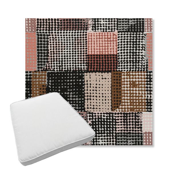 Picture of Pop Tart | Boxed Trapezoid Outdoor Dining Chair Seat Cushions - Sunbrella© Fabric