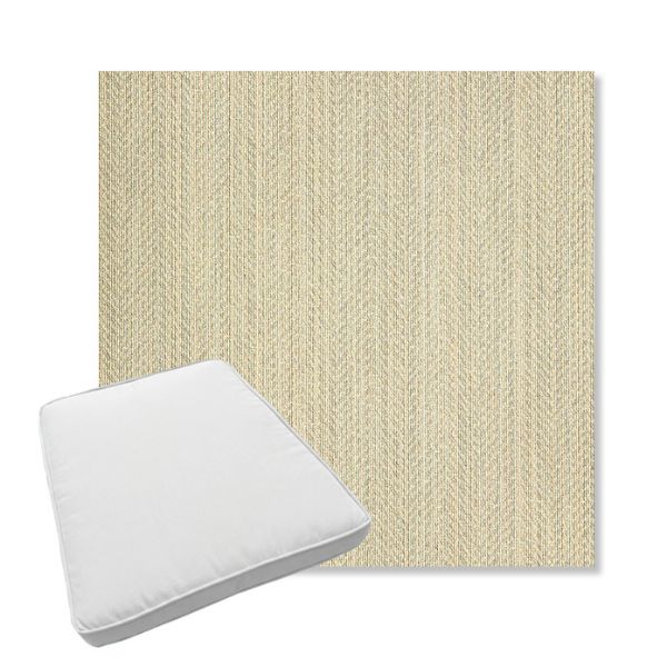 Picture of Posh Dove | Boxed Trapezoid Outdoor Dining Chair Seat Cushions - Sunbrella© Fabric