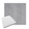 Picture of Posh Graphite | Boxed Trapezoid Outdoor Dining Chair Seat Cushions - Sunbrella© Fabric