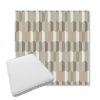 Picture of Precise Fawn | Boxed Trapezoid Outdoor Dining Chair Seat Cushions - Sunbrella© Fabric
