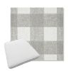 Picture of Preso Pebble | Boxed Trapezoid Outdoor Dining Chair Seat Cushions - Sunbrella© Fabric