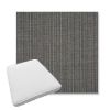 Picture of Proven Charcoal | Boxed Trapezoid Outdoor Dining Chair Seat Cushions - Sunbrella© Fabric
