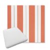 Picture of Relate Persimmon | Boxed Trapezoid Outdoor Dining Chair Seat Cushions - Sunbrella© Fabric
