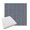 Picture of Rise Indigo | Boxed Trapezoid Outdoor Dining Chair Seat Cushions - Sunbrella© Fabric