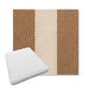 Picture of Rothko Latte | Boxed Trapezoid Outdoor Dining Chair Seat Cushions - Sunbrella© Fabric