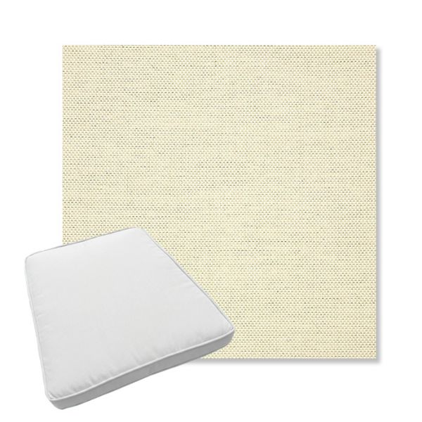 Picture of Sailcloth Sailor | Boxed Trapezoid Outdoor Dining Chair Seat Cushions - Sunbrella© Fabric