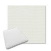 Picture of Sailcloth Salt | Boxed Trapezoid Outdoor Dining Chair Seat Cushions - Sunbrella© Fabric