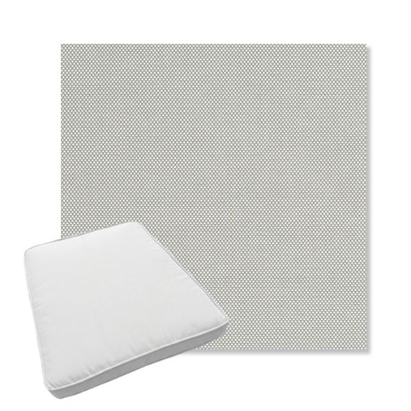 Picture of Sailcloth Seagull | Boxed Trapezoid Outdoor Dining Chair Seat Cushions - Sunbrella© Fabric