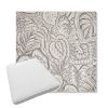 Picture of Sensibility Linen | Boxed Trapezoid Outdoor Dining Chair Seat Cushions - Sunbrella© Fabric