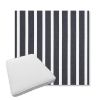 Picture of Shore Navy | Boxed Trapezoid Outdoor Dining Chair Seat Cushions - Sunbrella© Fabric
