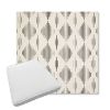 Picture of Spinner Diamond Onyx | Boxed Trapezoid Outdoor Dining Chair Seat Cushions - Sunbrella© Fabric