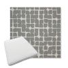 Picture of Toggle Greystone | Boxed Trapezoid Outdoor Dining Chair Seat Cushions - Sunbrella© Fabric