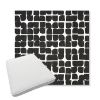 Picture of Toggle Inkblot | Boxed Trapezoid Outdoor Dining Chair Seat Cushions - Sunbrella© Fabric