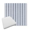 Picture of Unwind Sky | Boxed Trapezoid Outdoor Dining Chair Seat Cushions - Sunbrella© Fabric