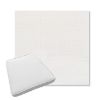 Picture of Willa Snow | Boxed Trapezoid Outdoor Dining Chair Seat Cushions - Sunbrella© Fabric