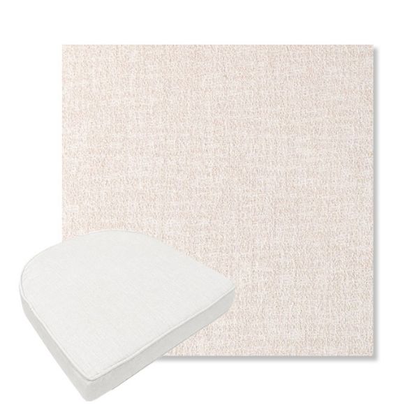 Picture of Abstraction Parchment | Boxed Contoured Outdoor Dining Chair Seat Cushions - Sunbrella© Fabric
