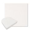 Picture of Abstraction Snow | Boxed Contoured Outdoor Dining Chair Seat Cushions - Sunbrella© Fabric
