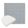 Picture of Ambrose Chambray | Boxed Contoured Outdoor Dining Chair Seat Cushions - Sunbrella© Fabric