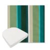 Picture of Beaming Lagoon | Boxed Contoured Outdoor Dining Chair Seat Cushions - Sunbrella© Fabric