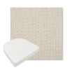 Picture of Blend Linen | Boxed Contoured Outdoor Dining Chair Seat Cushions - Sunbrella© Fabric