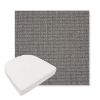 Picture of Bliss Smoke | Boxed Contoured Outdoor Dining Chair Seat Cushions - Sunbrella© Fabric