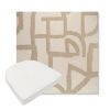 Picture of Brushstroke Stucco | Boxed Contoured Outdoor Dining Chair Seat Cushions - Sunbrella© Fabric