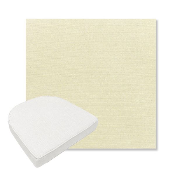 Picture of Canvas Canvas | Boxed Contoured Outdoor Dining Chair Seat Cushions - Sunbrella© Fabric