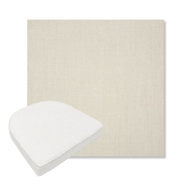Picture of Canvas Cloud | Boxed Contoured Outdoor Dining Chair Seat Cushions - Sunbrella© Fabric