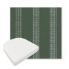 Picture of Caper Moss | Boxed Contoured Outdoor Dining Chair Seat Cushions - Sunbrella© Fabric