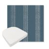 Picture of Caper Slate | Boxed Contoured Outdoor Dining Chair Seat Cushions - Sunbrella© Fabric