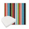 Picture of Carousel Confetti | Boxed Contoured Outdoor Dining Chair Seat Cushions - Sunbrella© Fabric
