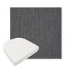 Picture of Cast Charcoal | Boxed Contoured Outdoor Dining Chair Seat Cushions - Sunbrella© Fabric
