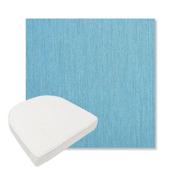 Picture of Cast Horizon | Boxed Contoured Outdoor Dining Chair Seat Cushions - Sunbrella© Fabric
