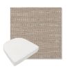 Picture of Charmer Pebble | Boxed Contoured Outdoor Dining Chair Seat Cushions - Sunbrella© Fabric